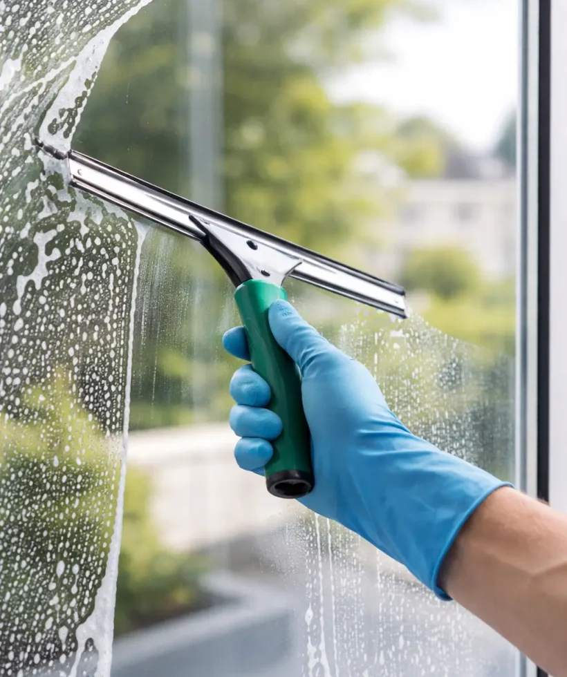 Fensterreinigung Böblingen Leonberg Renningen – professionelle Glasreinigung mit Abzieher